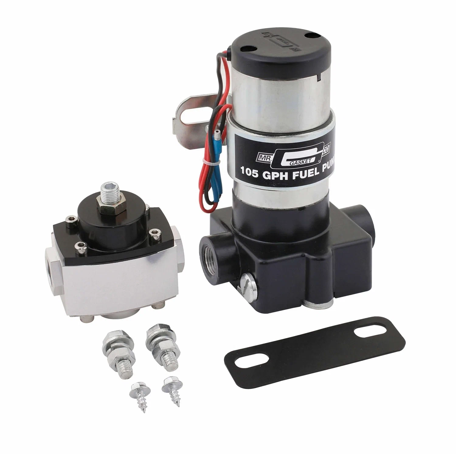 Mr. Gasket Electric Fuel Pump with Regulator - 105 GPH - 105P